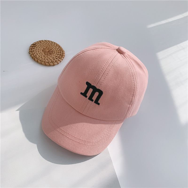 Picture of Children's Hat Baby Spring and Autum Peaked Cap Korean Letter Embroider Boys Autum and Winter Girls Kidsren Baseball Cap