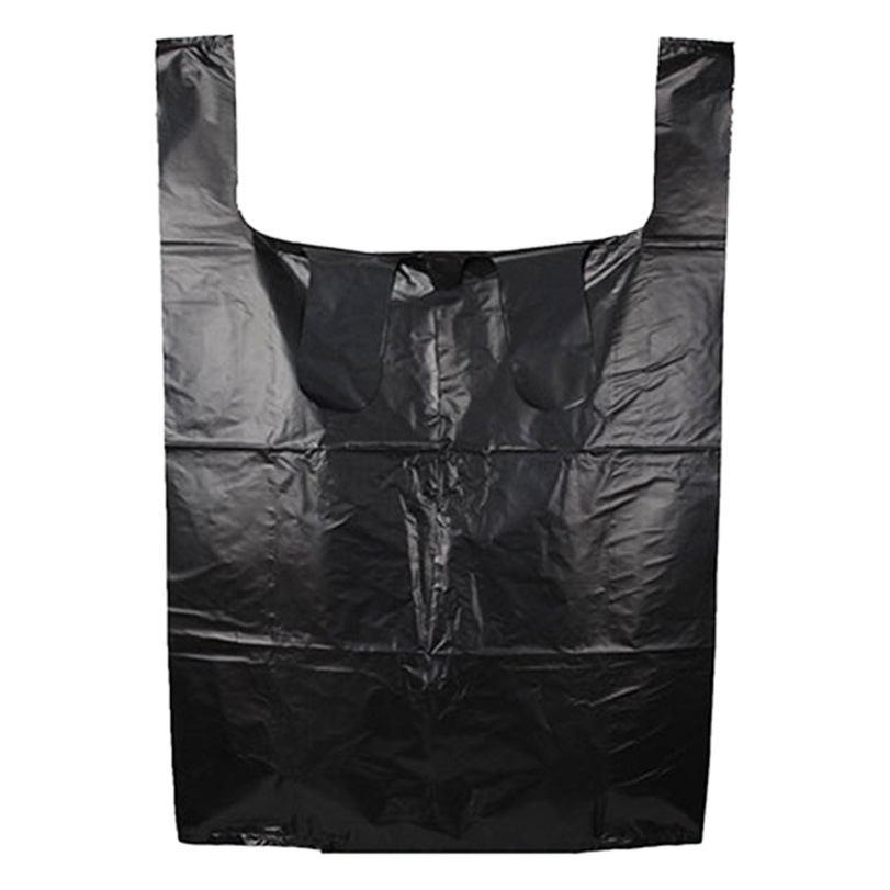 Large size thick black portable plastic bags moving clothing packing bags property Hotel garbage bags Wholesale