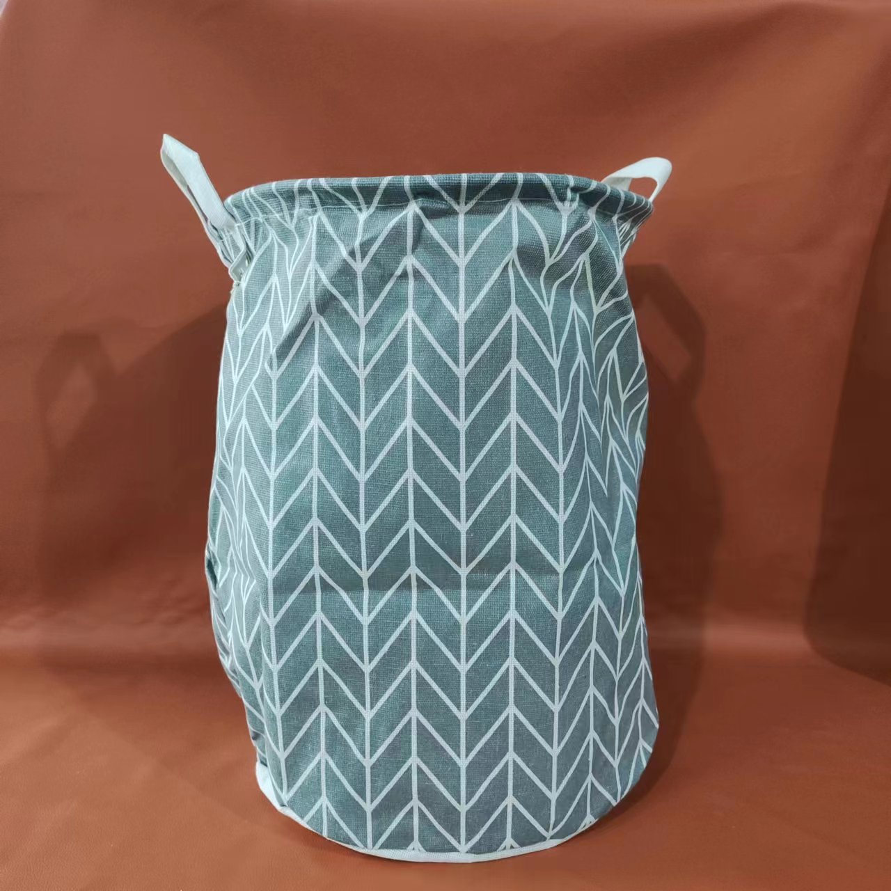 Picture of Nordic style simple laundry basket fabric storage basket home laundry basket dirty clothes storage basket bathroom laundry basket