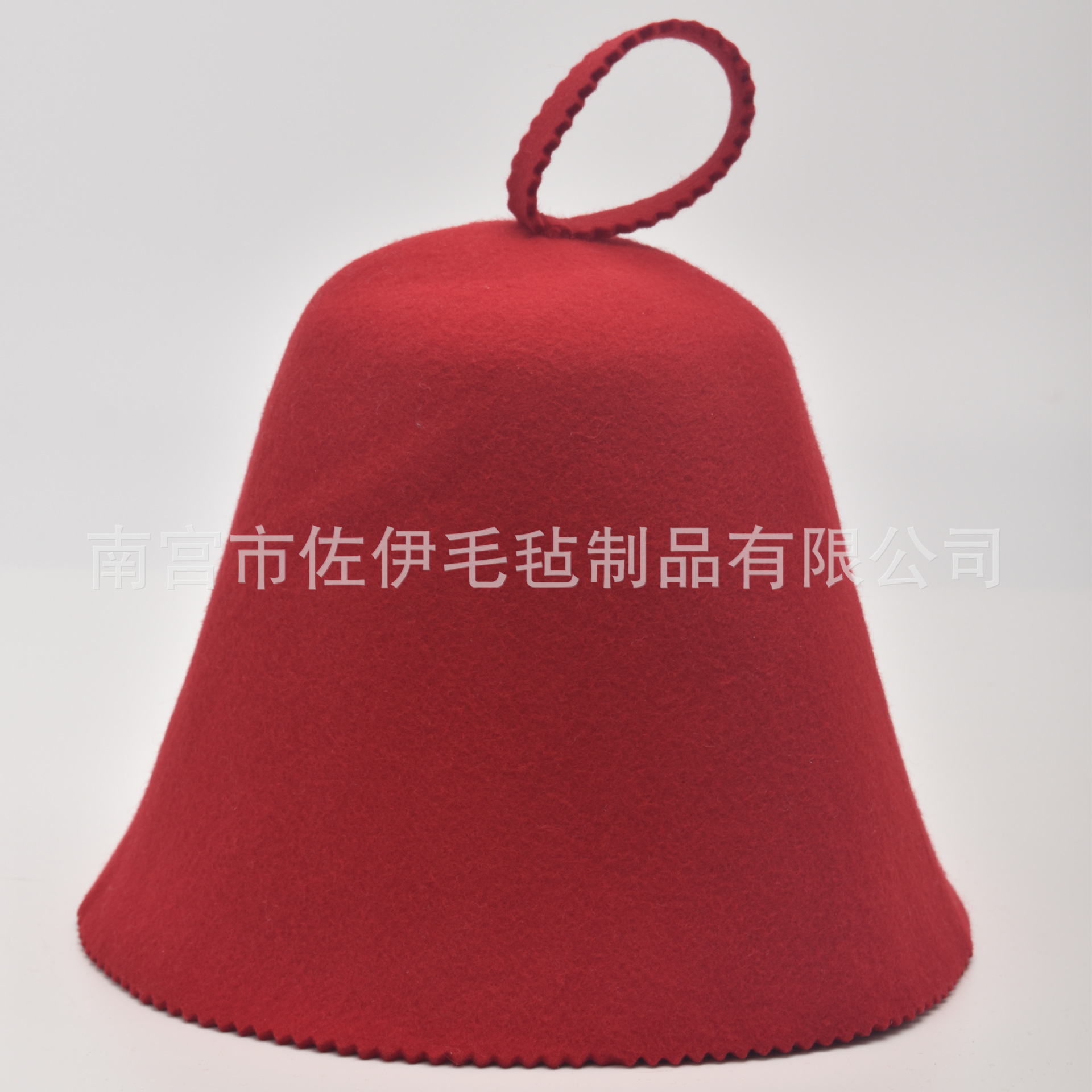 Picture of High-end cross-border felt sauna cap hot spring bath felt sauna cap integrated pressure European wool sauna cap