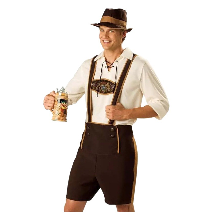 Halloween Coded Uniform Hamilton Oktoberfest German Bavarian Men's Beer Costume