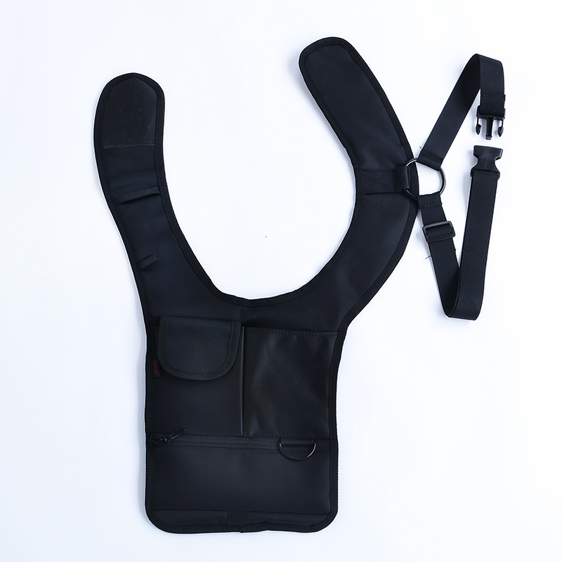 Picture of Invisible backpack men's shoulder arm bag armpit flat tactical outdoor sports running mobile phone close-fitting anti-theft waist bag