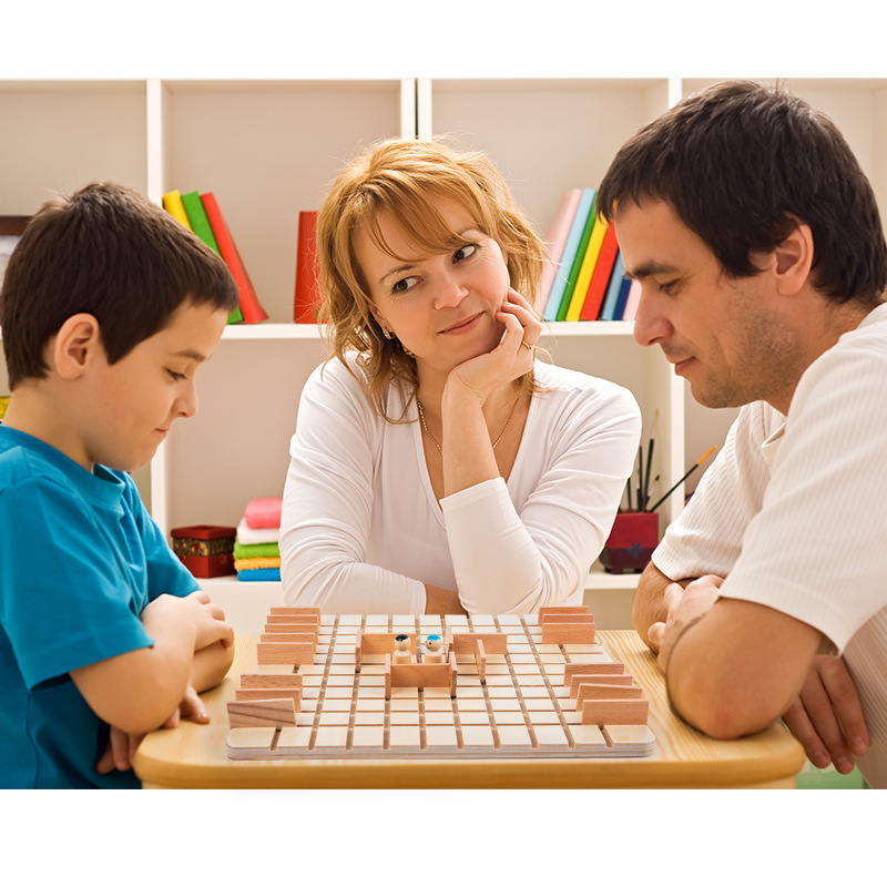 Picture of Step by step camp game chess double battle toy children's educational board game Primary School students multi-person interactive breakthrough