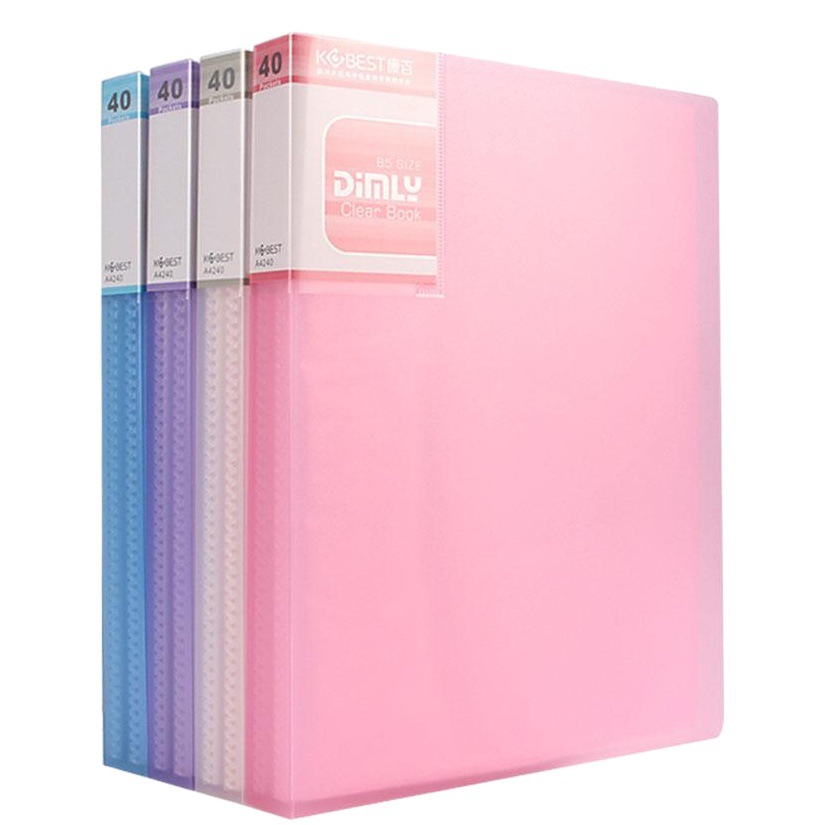 Kobest Kangbai Test Paper Score Holder Multi-Layer Thickeneded A5 Information Book Transparent Student Certificate Certificate Collection Book