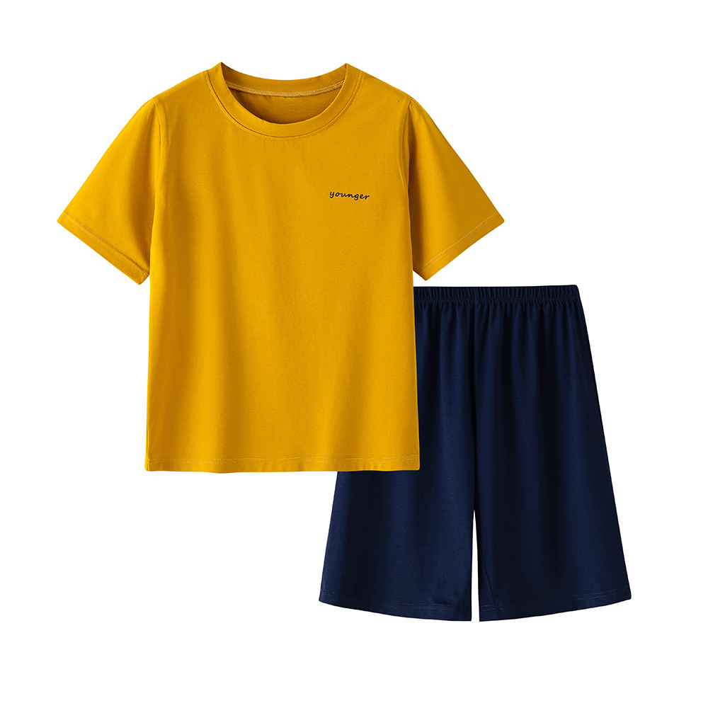 Picture of Boys' Pajamas Summer Class A Short-sleeved Modal Thin 2025 New Children's Summer suit Home