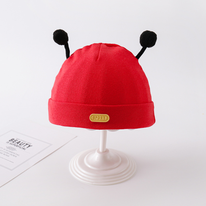 Picture of 0 to 3 Months Newborn Baby Hat 6 Baby Hat Baby Newborn Pure Cotton Autumn and Winter 4 Spring and Summer Thin Boneless