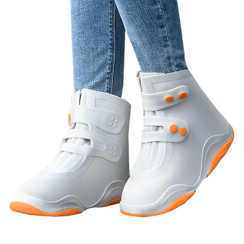 Wholesale 2023 Rain Boots Women's Waterproof Shoe Cover Rainproof Shoe Cover Rainy Day Non-slip Thickened Wear-resistant Children's Rain Boots Shake Tone