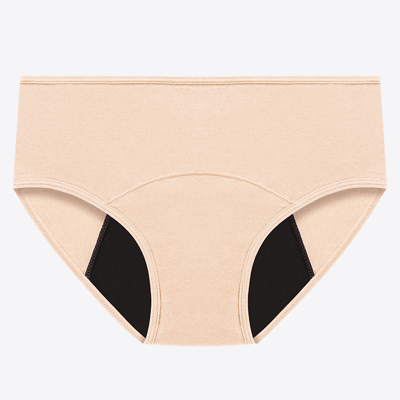 Picture of Foreign trade color side menstrual period underwear women's cross-border low waist plus size large flow three-layer menstruation period underwear