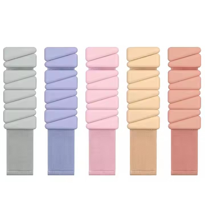 Cross-border silicone weight bracelet adjustable yoga fitness weight bracelet sports weight bracelet wristband color