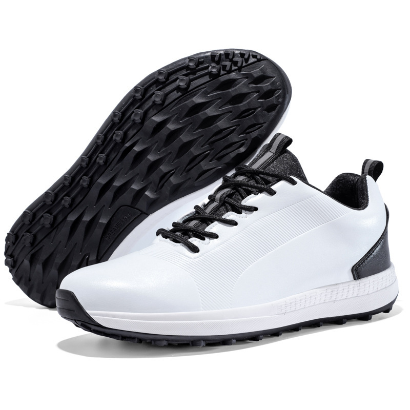 Spring and summer new golf shoes men's breathable broken nails non-slip spin button outdoor leisure sports shoes