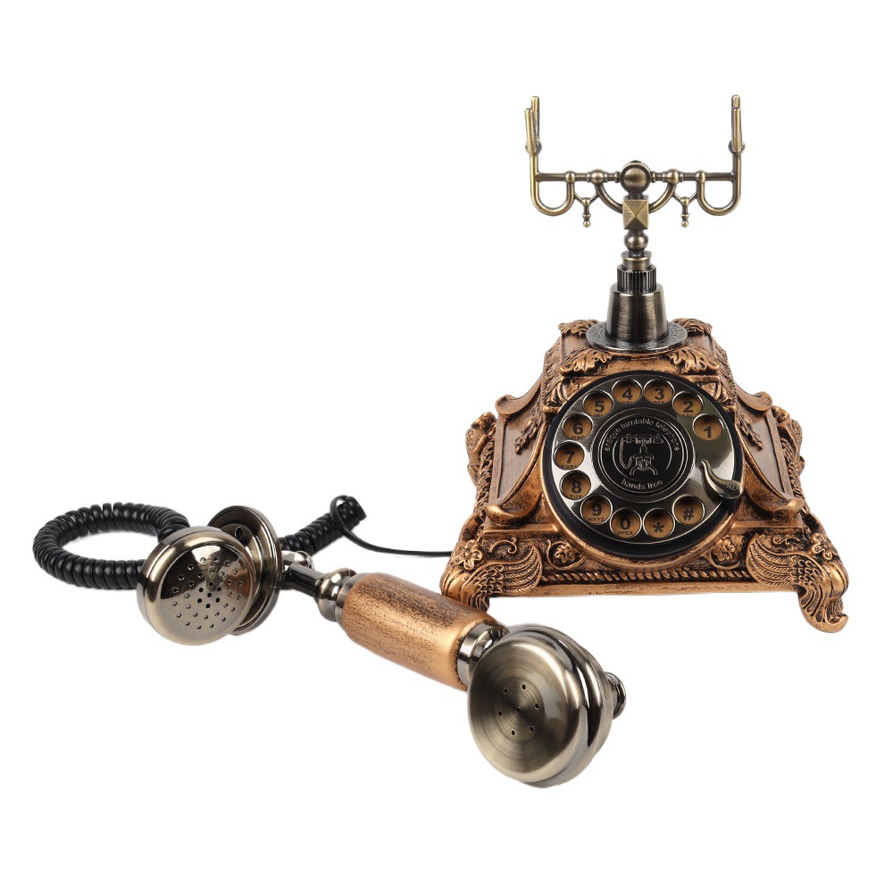 Telephone, Antique Recording Telephone, Wedding Message Fixed Landline, Retro Telephone, Old-Fashioned Landline Telephone Wholesale