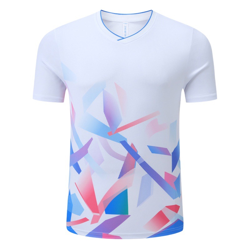 2023 New Badminton Suit Women's Sports Suit Summer Quick-drying Men's Training and Competition Table Tennis Children's Tennis Suit