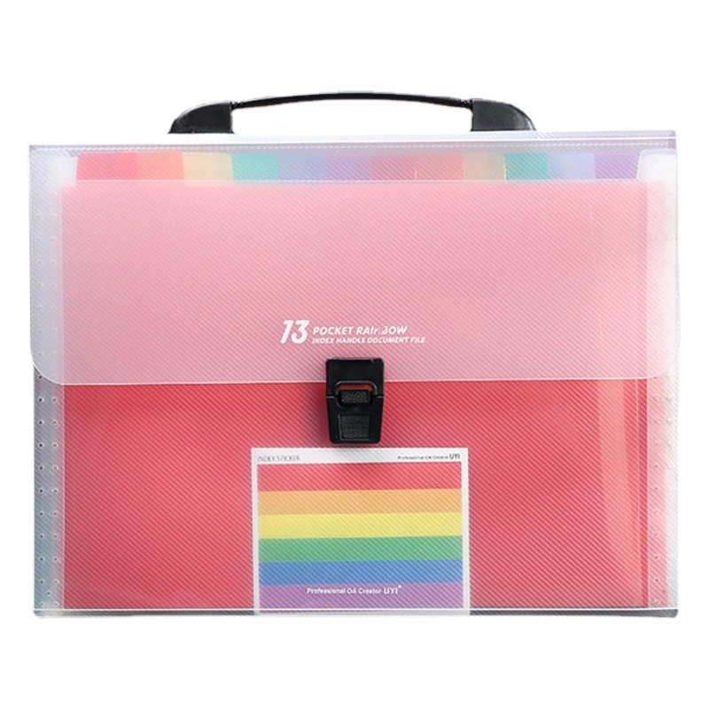 A4 portable organ bag office storage folder student large capacity test paper classification storage bag in stock wholesale