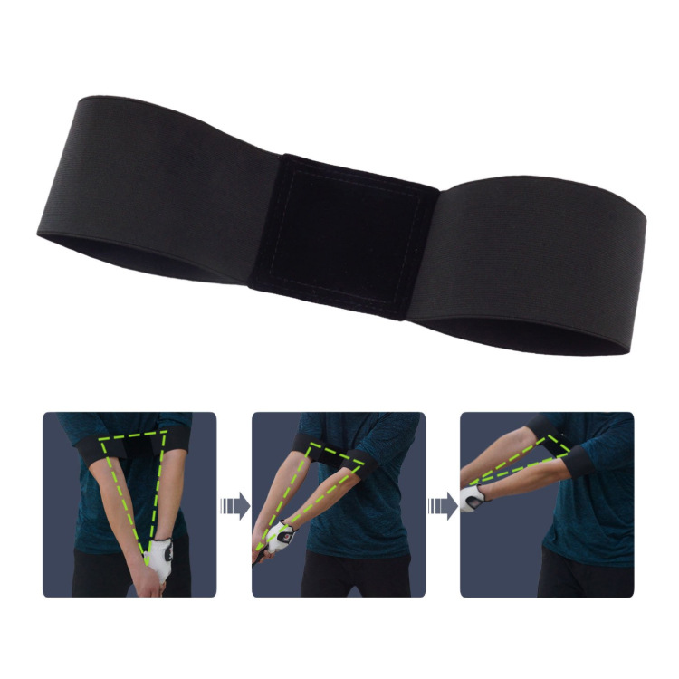 Factory wholesale golf arm strength correction with hand movement correction with swing posture fixed elastic band
