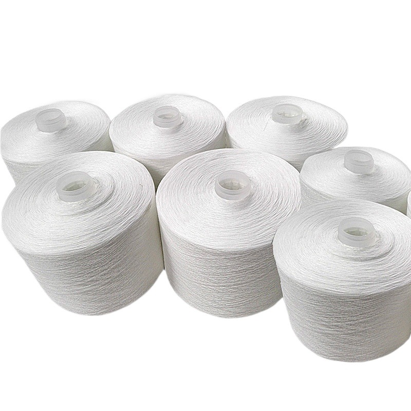 High Speed Sewing Thread Polyester 40s2 Ben White Dyeing Curtain Clothing Hat Bag Sewing Thread Factory Special Yarn