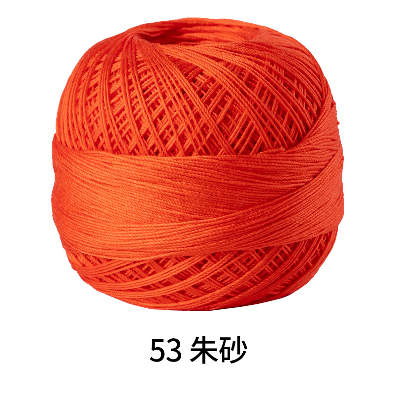 Picture of Color picking No. 10 micro hook lace thread hand-woven 40# fine wool crochet woven hand ball