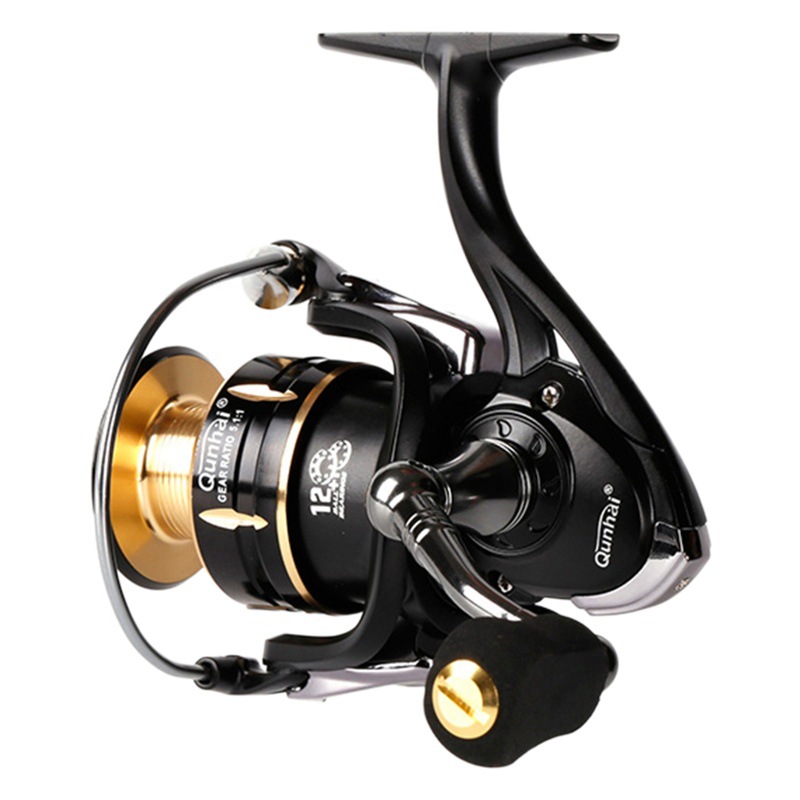 Qunhai PA full series metal wire Cup CNC rocker arm gapless fishing wheel spinning wheel fishing reel Double Dragon fishing gear wholesale