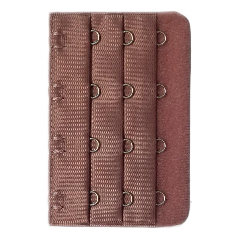 Picture of Three Rows and Four-Button Bra Extension Buckle Cloth Hook Three Rows and 4-Button Electroplated Bra Extension Buckle Factory Direct Sales Intimates Back Buckle