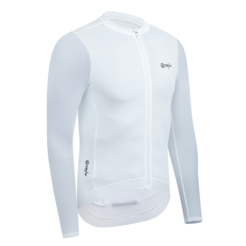 Picture of YKYW New Bicycle Sports Top Summer Hover Tight Breathable Sweat-wicking Men's Riding Clothes Long Sleeve