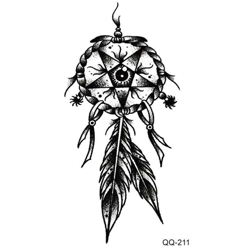 Picture of New waterproof small fresh tattoo stickers color black and white 1000 can be any combination of manufacturers wholesale