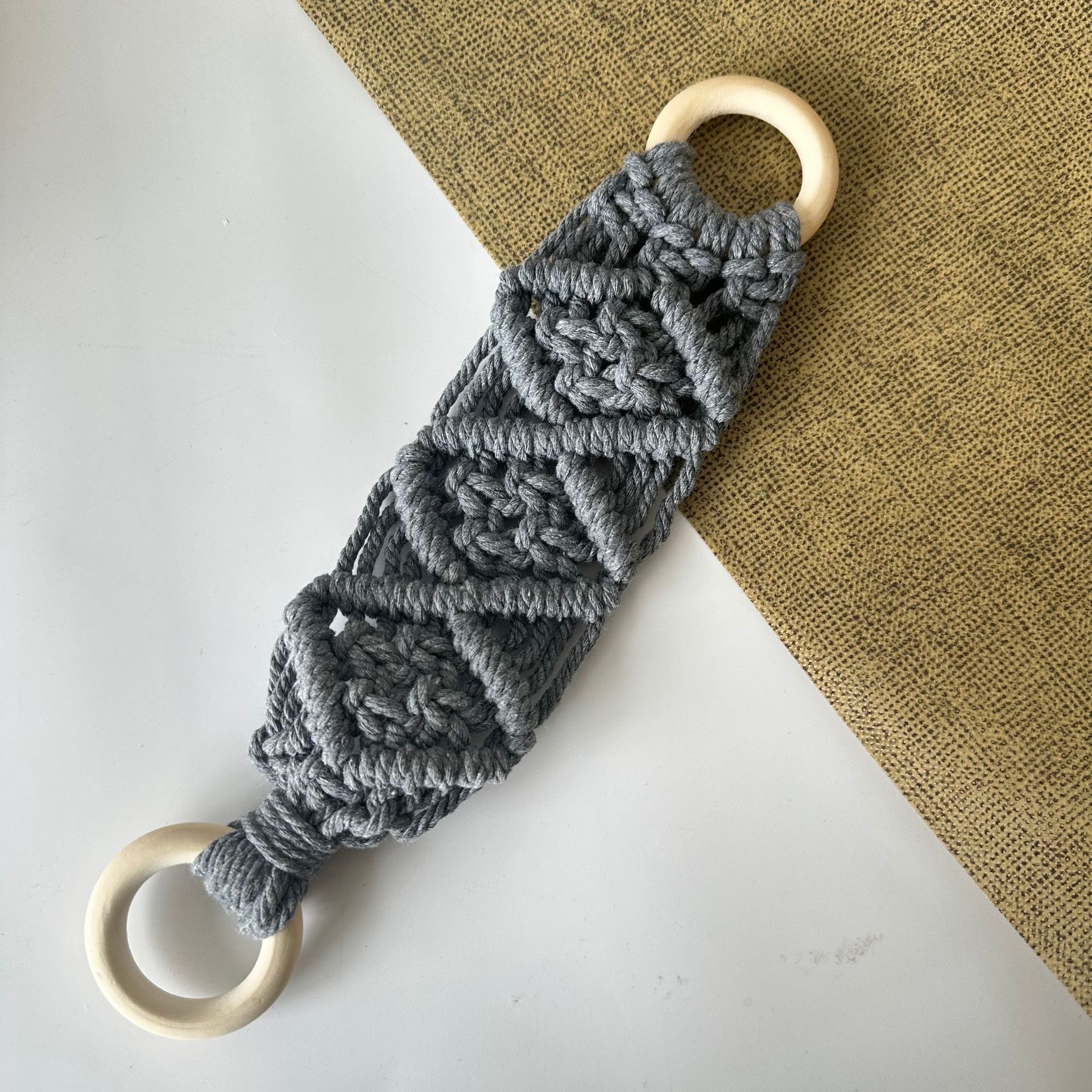 Picture of Cross-border E-commerce Hand-woven Towel Hanging Ring Decorative Tapestry Towel Rack Decorative Boutique Hanging Nordic Style