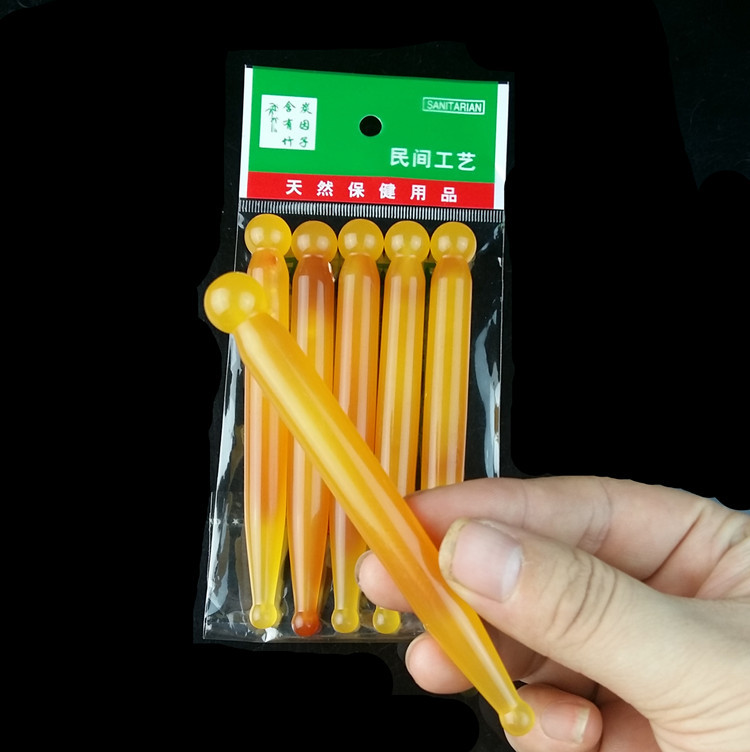 Picture of Sudi beef tendon pulling stick beauty stick acupuncture pen meridian massage stick facial eye pulling rod