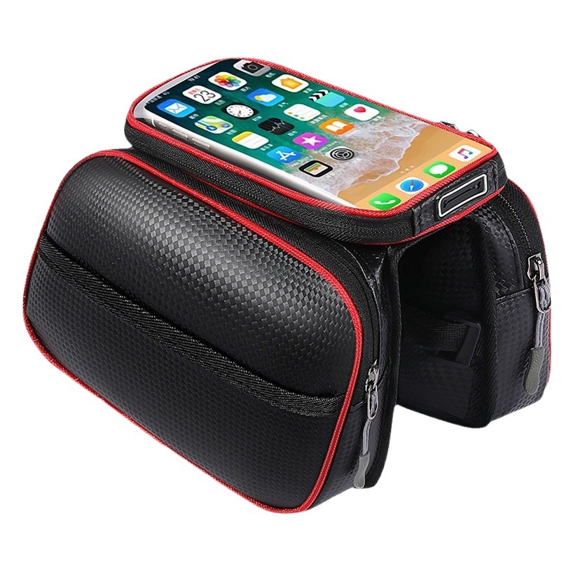 Cross-border wholesale outdoor cycling waterproof mobile phone bag mountain bike sports cycling bag large capacity storage bag
