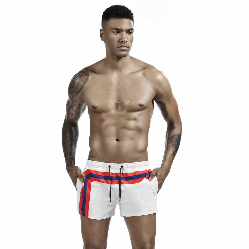 Peach skin velvet men's home pants seobean hibin fashion men's beach pants polyester swimming beach pants