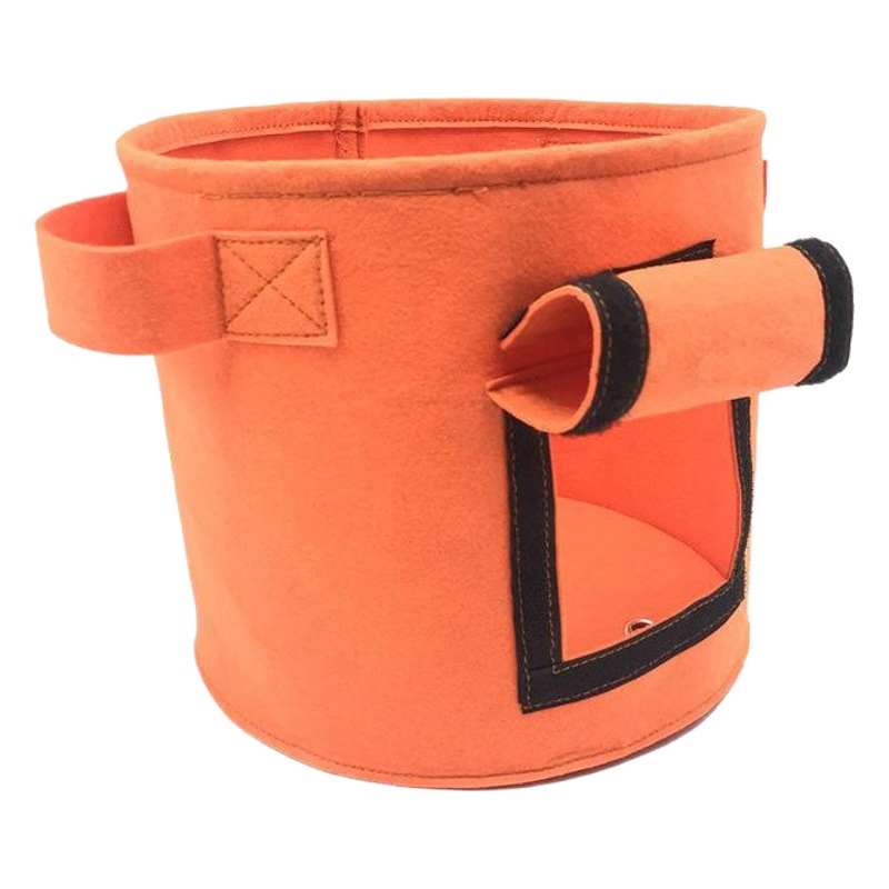 Spot Wholesale Felt Potato Planting Bucket Indoor and Outdoor Non-Woven Vegetable Seedling Bag Potato Felt Planting Bucket