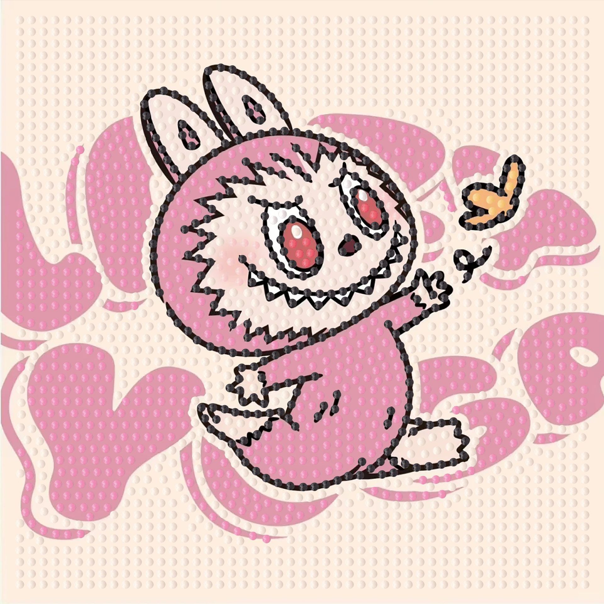Picture of Original God New Diamond painting children student diy handmade diamond material package with frame Cartoon Cartoon educational toys