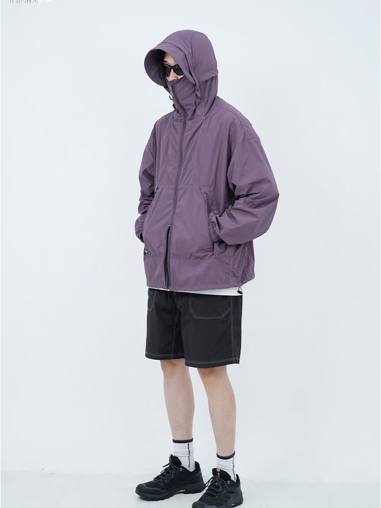 Men's Summer Waterproof Anti-ultraviolet Breathable Cool-feeling Sunscreen Jacket Mountain Climbing Skin Clothing