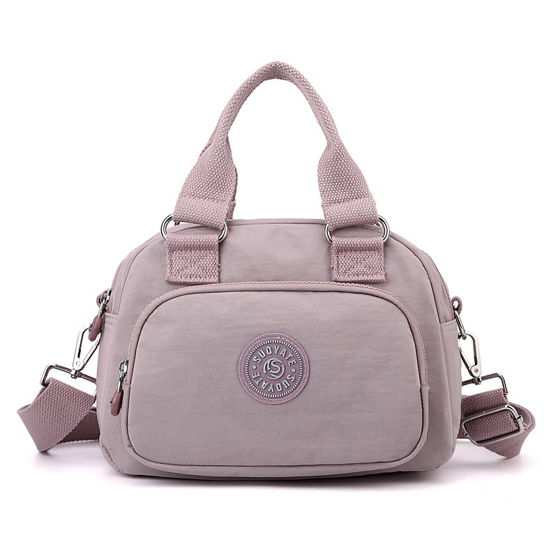 Picture of Lightweight waterproof nylon cloth bag casual messenger bag new versatile small square bag trendy women's shopping handbag