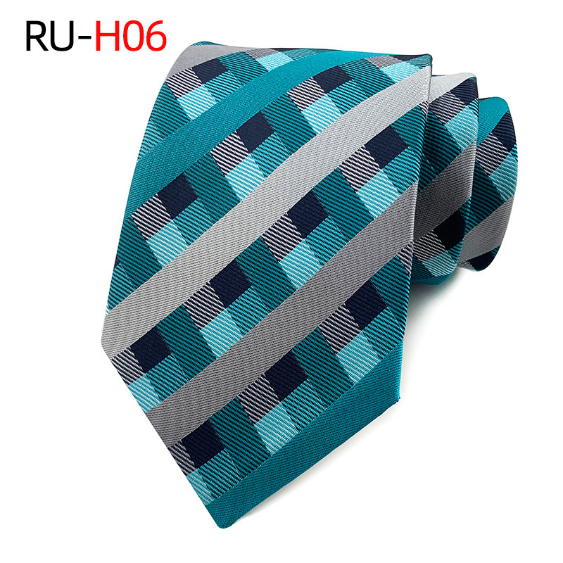 Picture of Tie Men's British Vintage Brown khaki brown Plaid Business Casual Striped Red Wedding Tie