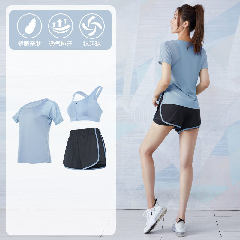 Picture of Yoga Suit Women's Summer Loose Slimming Breathable Quick-drying Clothes Fitness Running Fashion Casual Professional Sportswear