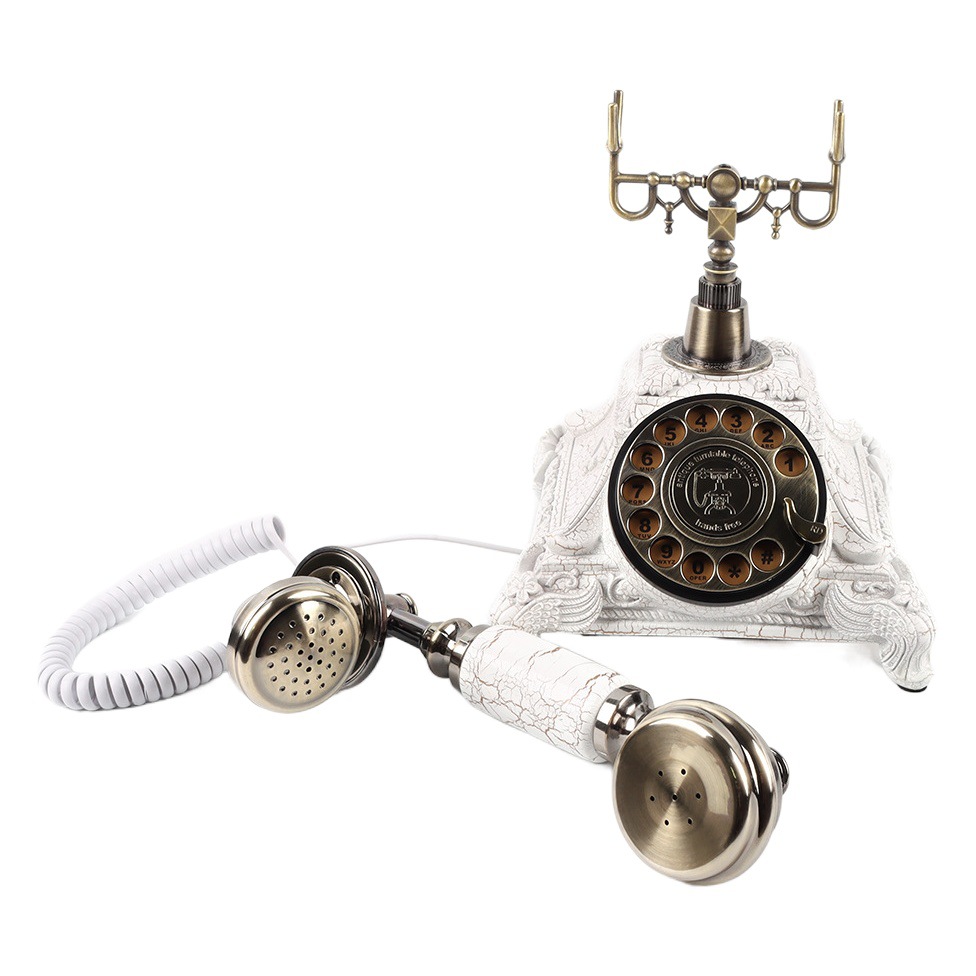 Cross-border retro turntable telephone Home Office fixed landline creative old-fashioned antique telephone wholesale factory