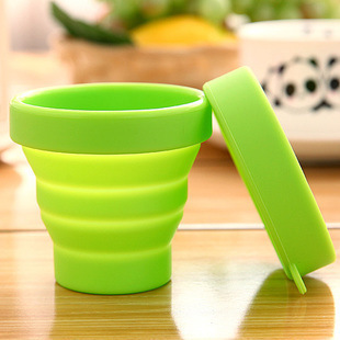 Picture of Silicone Foldable Cup, Large Diameter 320ml, Round Portable Cup, Factory Direct Sales Silicone Foldable Cup