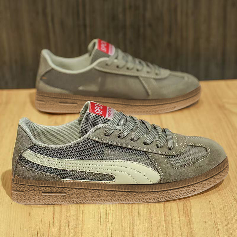 Desun Shoes Men's 2025 New Summer Breathable Sports Casual Soft Sole Slip-on Shoes Retro Desun Forrest Gump Shoes