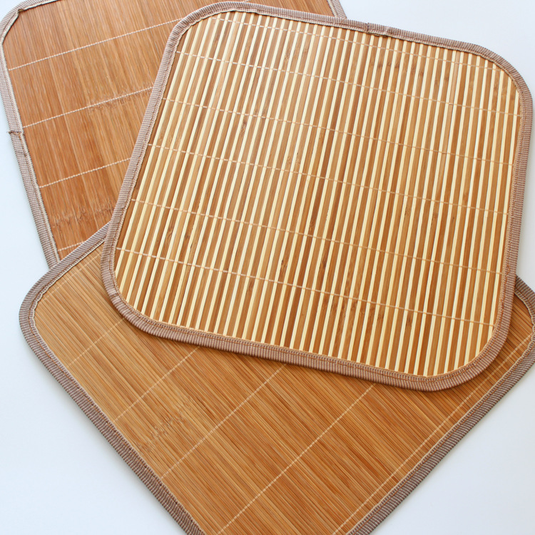Picture of Summer Bamboo Mat Cushion Boss Chair Cushion Office Chair Mat Internet Cafe Bamboo Cushion Computer Chair Cushion Dining Chair Cushion