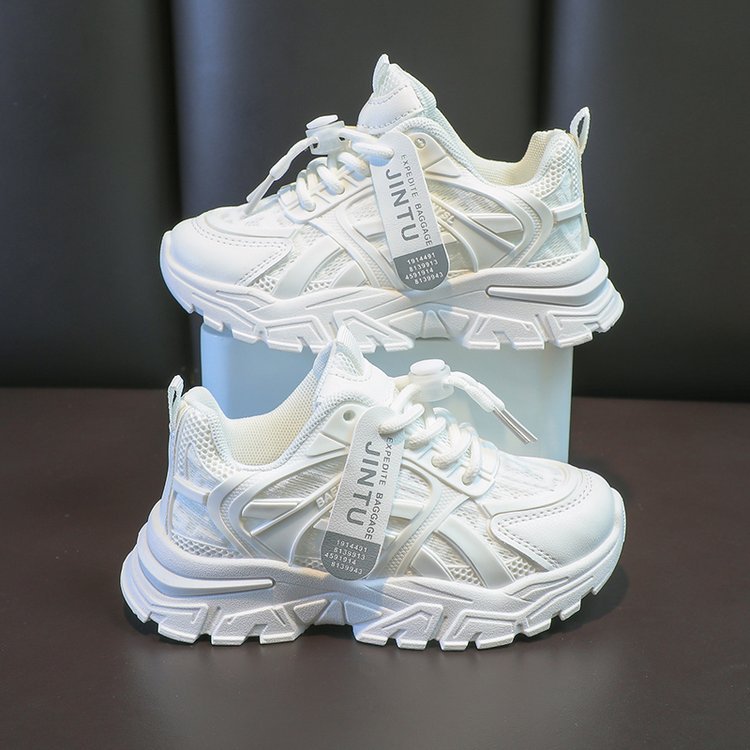 2025 spring and summer new breathable mesh shoes boys 61 children running shoes girls sneaker