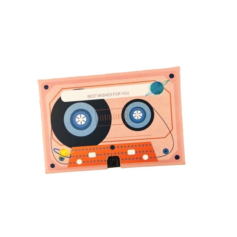 Picture of Tanabata Valentine's Day Gift Audio Tape Voice Card Birthday Gift Message Small Card Confession Artifact