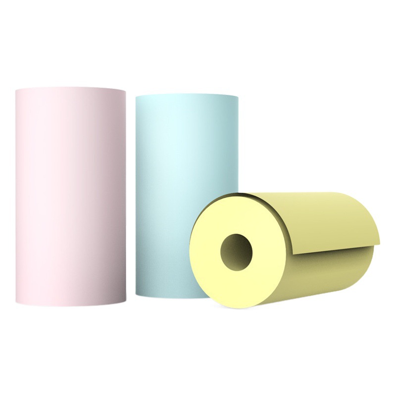 Wrong question printer adhesive printing paper 57X25 die-free supermarket take-out receipt paper can be pasted with printing paper