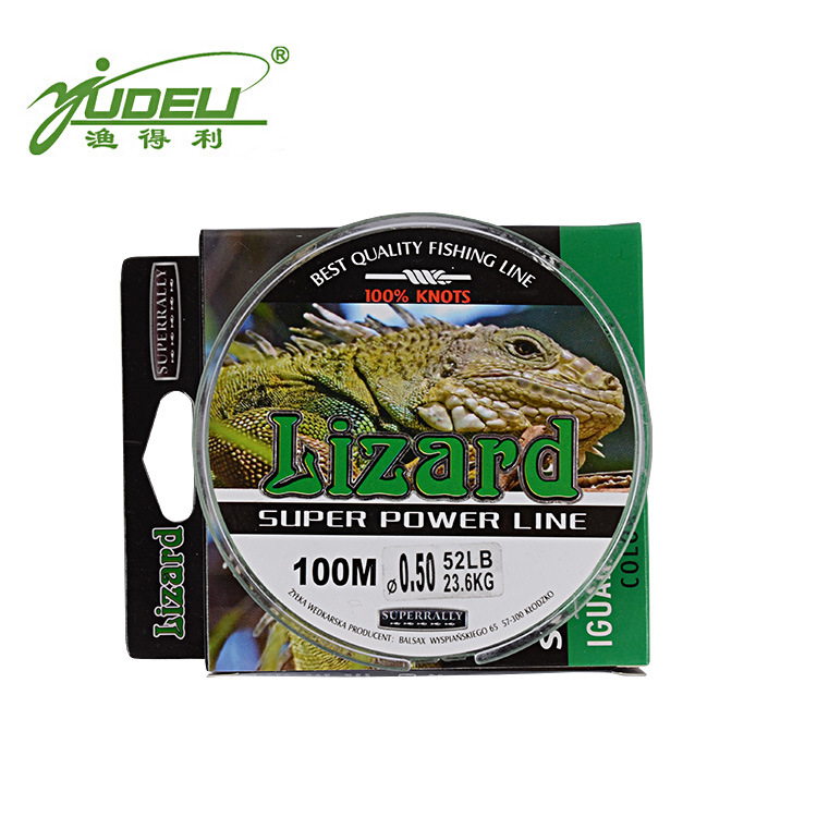 Yudeli Paper Box 100m Nylon Fishing Line Supports Custom Orders Cross-Border Fishing Line Rubber Wire Cross-Border Special Supply