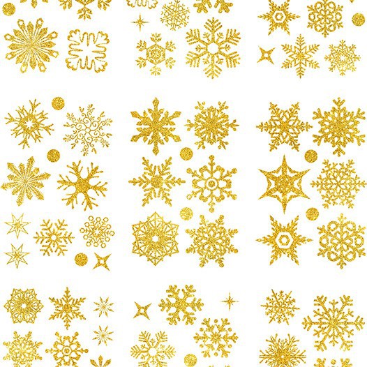 Picture of 2025 cross-border Amazon Christmas window stickers shop mall window double-sided visual holiday decoration wall stickers static