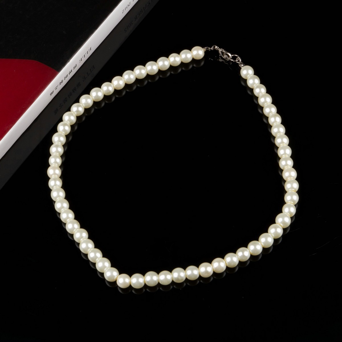 Picture of Cross-border jewelry new bridal sweater chain necklace set diamond artificial pearl necklace earring bracelet set