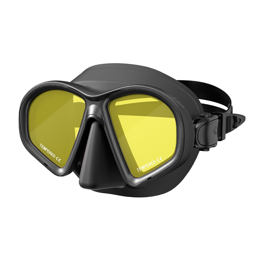 Picture of Free diving glasses myopia lens diving mirror camera bracket silicone snorkeling mirror snorkeling equipment