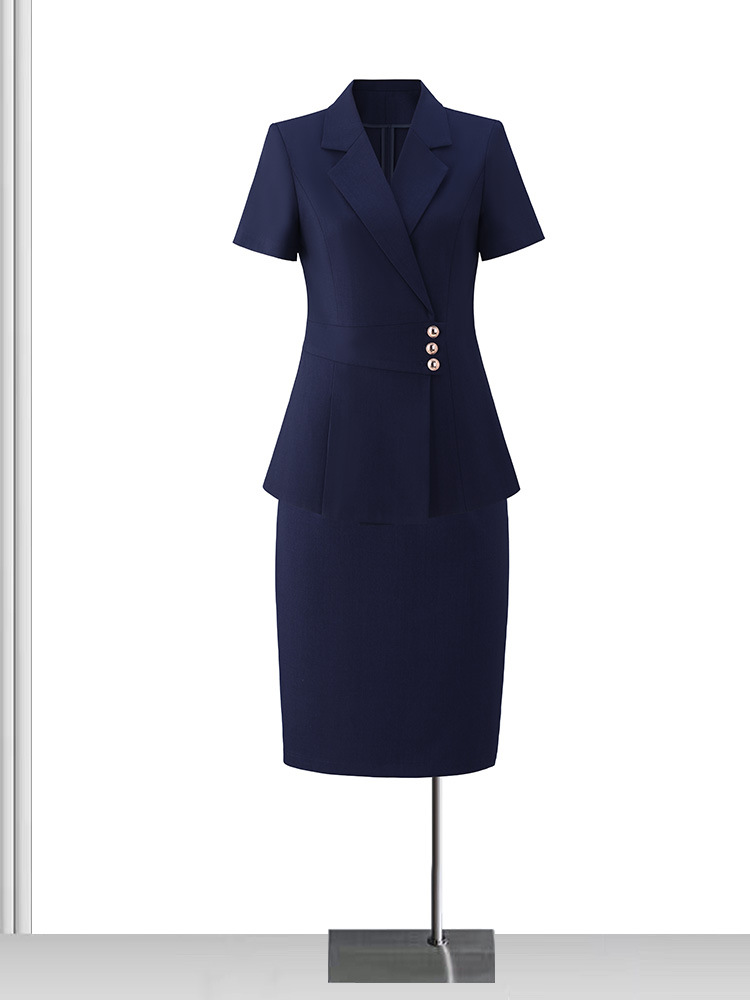 Picture of High-end professional suit suit women's summer fashion temperament goddess Fan Sales Department hotel front desk work clothes formal wear