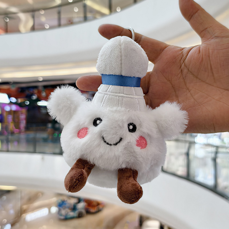 Picture of Cute and Adorable Internet Celebrity Badminton Small Pendant Plush Toy Doll Cartoon Bag Charm Keychain Doll Toy
