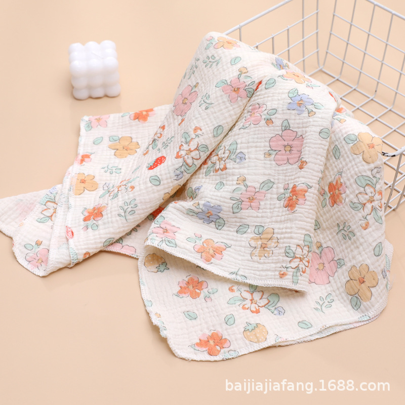 Picture of Baby Towel two-layer cotton gauze class A bath towel hospital newborn bag newborn bath towel wholesale
