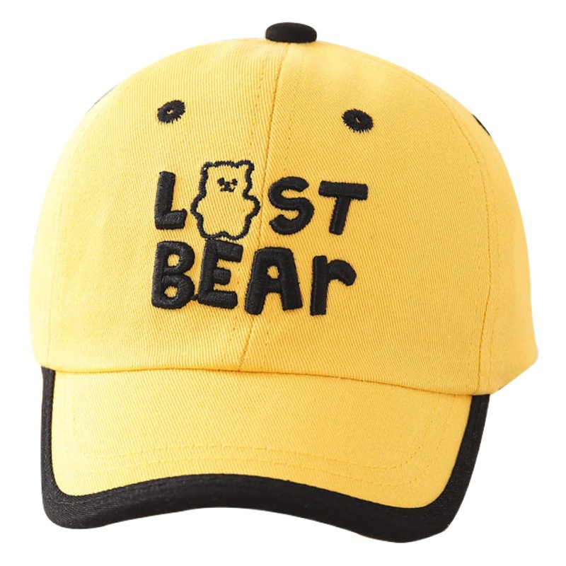 Benhui new edging bear children's baseball cap spring cartoon children's hat embroidery children's baseball cap