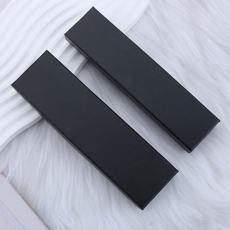 Tiandi Cover Cardboard Single Black Paper Gift Pen Box Metal Pen Box Gift Pen Packaging Box Printable LOGO